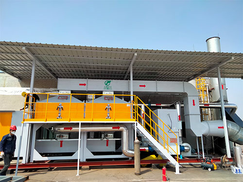 新鄉格林廢氣凈化項目